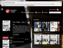 Tablet Screenshot of elpais.kioskoymas.com