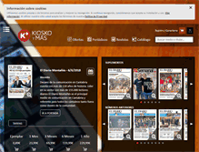 Tablet Screenshot of eldiariomontanes.kioskoymas.com