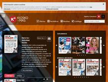 Tablet Screenshot of diariosur.kioskoymas.com
