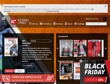 Tablet Screenshot of abc.kioskoymas.com