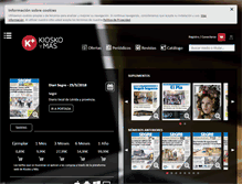 Tablet Screenshot of diarisegrecastellano.kioskoymas.com